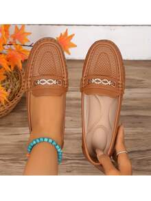 新款时尚棕色高跟鞋 - 棕色 - 查看 2