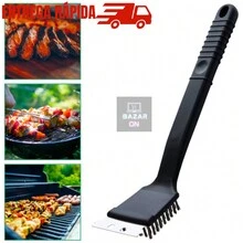 Kit 4 Barbecue Grill Brushes With Spatula Scraper Steel Bristles Quality Grill Cleaner - 彩色 - 查看 6