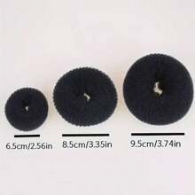 3pcs/Set Hair Bun Maker Kit, Different Size Donut Hair Bun Shaper, DIY Hairstyle Tools, Lightweight & Flexible Hair Accessories To Meet Various Hairstyle Needs ,Hair Rollers,Heatless Curls,Hair Curler,Hair Products And Accessories For Barber Salon Beauty Travel Essentials,Back To School,Travel Holiday Essentials,Hair Accessories For Women