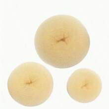 3pcs/Set Hair Bun Maker Kit, Different Size Donut Hair Bun Shaper, DIY Hairstyle Tools, Lightweight & Flexible Hair Accessories To Meet Various Hairstyle Needs ,Hair Rollers,Heatless Curls,Hair Curler,Hair Products And Accessories For Barber Salon Beauty Travel Essentials,Back To School,Travel Holiday Essentials,Hair Accessories For Women