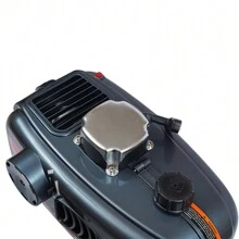 3.5 HP 2 Stroke Outboard Motor CDI Water Cooling Boat Engine Motor Heavy Duty Outboard Motor Fishing Boat Engine Water Cooling - Black - View 2