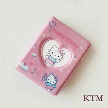 Sanrio 收纳相册Hello Kitty Kuromi Cinnamoroll 卡片夹相册My Melody 3英寸卡片夹迷你卡片收藏周年纪念礼物