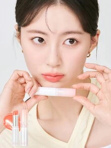Rom&nd Romand GLASTING 融化唇膏 08 CORALIA，轻盈融肤配方，柔滑光泽妆效，透气贴合唇部，蜜桃茶啫喱般轻盈，清凉玫瑰星尘，冰爽薄荷氧气，便携式SOS唇膏，裸妆秘诀，韩国化妆品 - 08 CORALIA - 查看 8