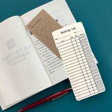 50pcs Reading List Bookmarks, Personal Library Cards, Book Tracking Cards, Reading Journal, Gifts For The Reader | Artistic Style Gifts, Book Accessories Class Prize Back To School - Paper Reading Bookmarks - View 5