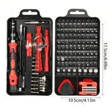 138 In One DIY Repair Kit, Precision Screwdriver Set Screwdriver Kit Compatible With IPhone, Tablet, Watch, Camera Repair, Etc. Use A Mini Wrench And A Threaded Disassembly Tool - Multicolor - View 11