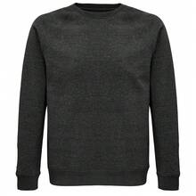 SOLS Unisex Adult Space  Raglan Sweatshirt (Charcoal Marl) - Charcoal Grey - View 1