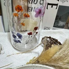 50pcs/Pack Flower PET Sticker DIY Hand Account Waterproof Stickers For Water Bottle, Computer, Notebook, Luggage, Phone Case, Laptop Bike Skateboard - Multicolor - View 4