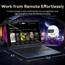 ASUS Vivobook 14" FHD Anti-Glare Laptop, Intel I3-1215U, UP To 40GB RAM, UP To 1TB SSD, Intel Iris Xe Graphics, HD Camera, WiFi 6E, Bluetooth, Win 11, Quiet Blue, 160GB Docking Station Set - 16GB | 1.16TB 儲存空間 - 查看 8