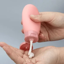 3Pcs Refillable 60ml Soft Plastic Travel Bottles Set - Leak Proof And Squeezable For Shampoo, Lotion, And Toiletries - Perfect For Carry On And On-The-Go Use - Multicolor - View 3