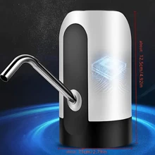 1pc Electric Water Bottle Dispenser, USB Rechargeable Automatic Water Pump, Fits 3-5 Gallon Water Bottles, Portable Drinking Bottle Dispenser For Home, Camping, Office Use