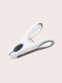 12/24/36件/套无痕晾衣夹 收纳篮强力固定袜夹 多用途塑料夹子 家用防风防滑宿舍家居用品(收纳篮+无痕孔雀夹)