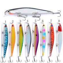 Outdoor Fishing Luring Fish To The Hook Fish Hooks 5pcs Minnow Fishing Lure Wobblers Laser Hard Artificial Bait 3D Eyes 13.2g/11cm Vobler Trolling Lures - Multicolor - View 2