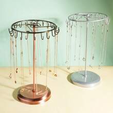 1pc Simple Rotating Iron Jewelry Rack - Necklace Display Rack 2.9K+ Sold Provided By Valentine Day