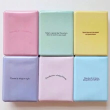 Sanrio 收纳相册Hello Kitty Kuromi Cinnamoroll 卡片夹相册My Melody 3英寸卡片夹迷你卡片收藏周年纪念礼物