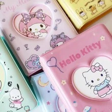 Sanrio 收纳相册Hello Kitty Kuromi Cinnamoroll 卡片夹相册My Melody 3英寸卡片夹迷你卡片收藏周年纪念礼物