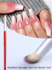 3支装美甲晕染刷，美甲渐变腮红刷，家用美甲沙龙DIY美甲工具 - 彩色 - 查看 6