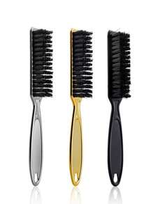 Multi-Function Electroplated Color Hair Brush With Plastic Handle, Various Colors Available, For Men's Grooming And Beard Cleaning - Multicolor - View 1