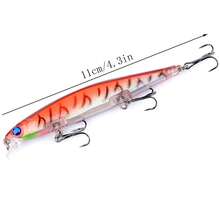 Outdoor Fishing Luring Fish To The Hook Fish Hooks 5pcs Minnow Fishing Lure Wobblers Laser Hard Artificial Bait 3D Eyes 13.2g/11cm Vobler Trolling Lures - Multicolor - View 7
