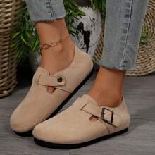 Women's Beach Essentials Cork Footbed Clog With Comfort, Women's Sandals Cork Footbed - Apricot - View 1