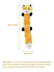 Hollypet Jouet Grinçant En Peluche Pour Animaux De Compagnie, Jouet À Mâcher En Forme De Raton Laveur Et Décureuil, Jouet De Dentition Et De Morsure  Pour Chien/chat, Pour Jeu Personnel Et Entraînement, 1 Pièce