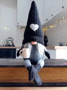 1 件可爱咖啡侏儒毛绒公仔 - 万圣节装饰品、圣诞树装饰品 - 彩色 - 查看 14