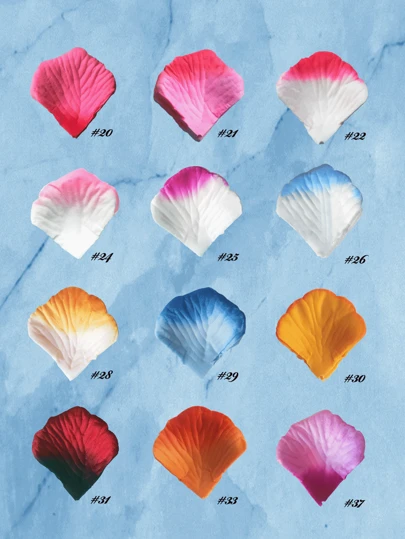 1000pcs Artificial Rose Petals 12 Colors Available For Wedding Party Decoration, Birthday, Festival Celebration, Gift Box Filler, Substitute For Confetti, Wedding Decor, Home Decor, Room Decor Party Favors Bride Gifts Graduation Birthday Decorations Party Decorations Bachelorette