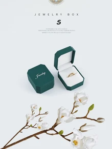 1PC/4PCS 茴香天鹅绒戒指盒、耳环吊坠首饰盒、戒指耳环礼品盒、珠宝展示（珠宝仅用于展示目的） - 多種款式 - 查看 7