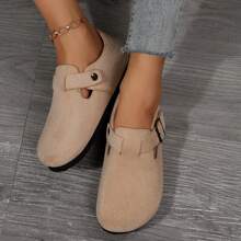 Women's Beach Essentials Cork Footbed Clog With Comfort, Women's Sandals Cork Footbed - Apricot - View 6
