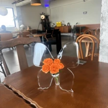 1 件现代简约亚克力蝴蝶花瓶插花客厅卧室装饰品，适用于客厅卧室、办公室、图书馆、餐厅 - 彩色 - 查看 7