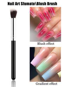 2支装美甲晕染笔，美甲渐变腮红笔，美甲DIY美甲工具 - 彩色 - 查看 3