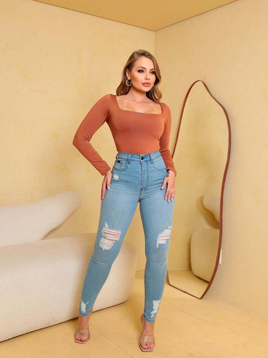 Women Jeans - Azul - Ver 1