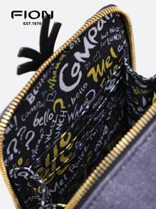 Missoni Kevin And Banana Mobile Phone Bag Fashion Nano Bag Women Mini Crossbody Shoulder Bag FAAFIZE009 - Yellow - View 8