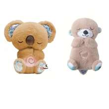 Breathing Stuffed Toy Of Little Bear, Fun Toy With Soothing Music - Brown Koala - View 10