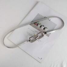 NỮ Thắt lưng Thanh lịch Qủa tặng Cho mùa hè - Bạc - Xem 4