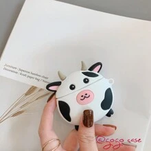 3D 可爱奶牛蓝牙耳机盒兼容 Airpods Pro2/2nd/3rd 代 - 白色 - 查看 4