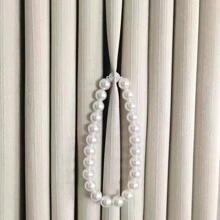 New Magnetic Window Curtain Clip, Elegant Pearl Magnetic Curtain Tie Backs, No Drilling Magnetic Curtain Clips And Tassels - Multicolor - View 12