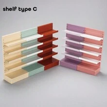 1 pieza Mini estantería/anaquel, mueble en miniatura para casita de muñecas, juguete de simulación DIY para casa de muñecas, exhibidor en miniatura para plantas, gabinete de cocina en miniatura, exhibidor de pasteles, accesorio de decoración del hogar, recuerdo de fiesta