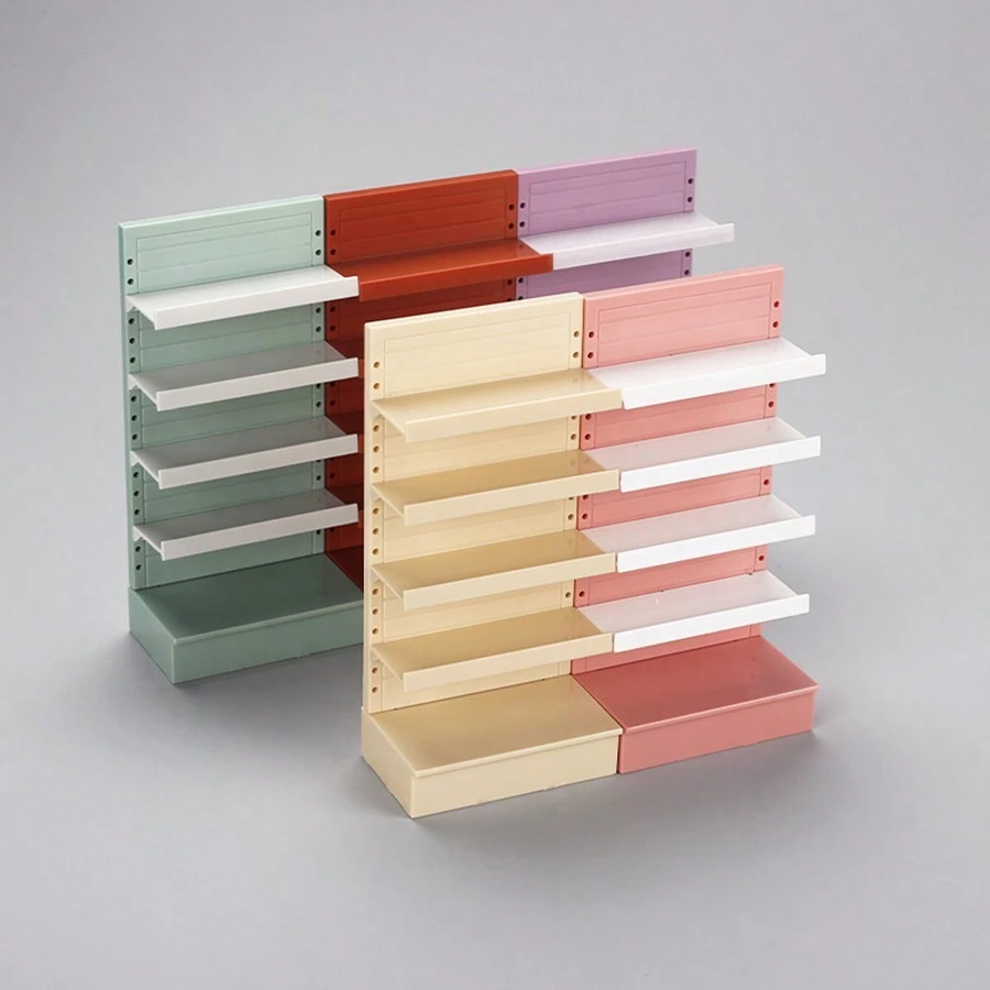 1 pieza Mini estantería/anaquel, mueble en miniatura para casita de muñecas, juguete de simulación DIY para casa de muñecas, exhibidor en miniatura para plantas, gabinete de cocina en miniatura, exhibidor de pasteles, accesorio de decoración del hogar, recuerdo de fiesta