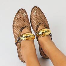 Giày lười lưới đế bằng thời trang dành cho nữ - Nhiều màu - Xem 1