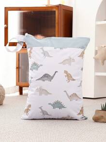 适用于 14 岁以上年龄段防水尿布袋、泳衣干湿袋、湿衣服、旅行、海滩、泳池、健身房、可重复使用可洗收纳袋