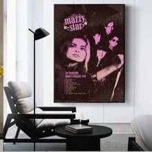 1 件 80 年代流行朋克乐队 Mazzy Star 音乐专辑 Fade Into You 海报唯美性感女孩油画墙壁艺术适用于房间酒吧装饰无框 - 彩色 - 查看 5