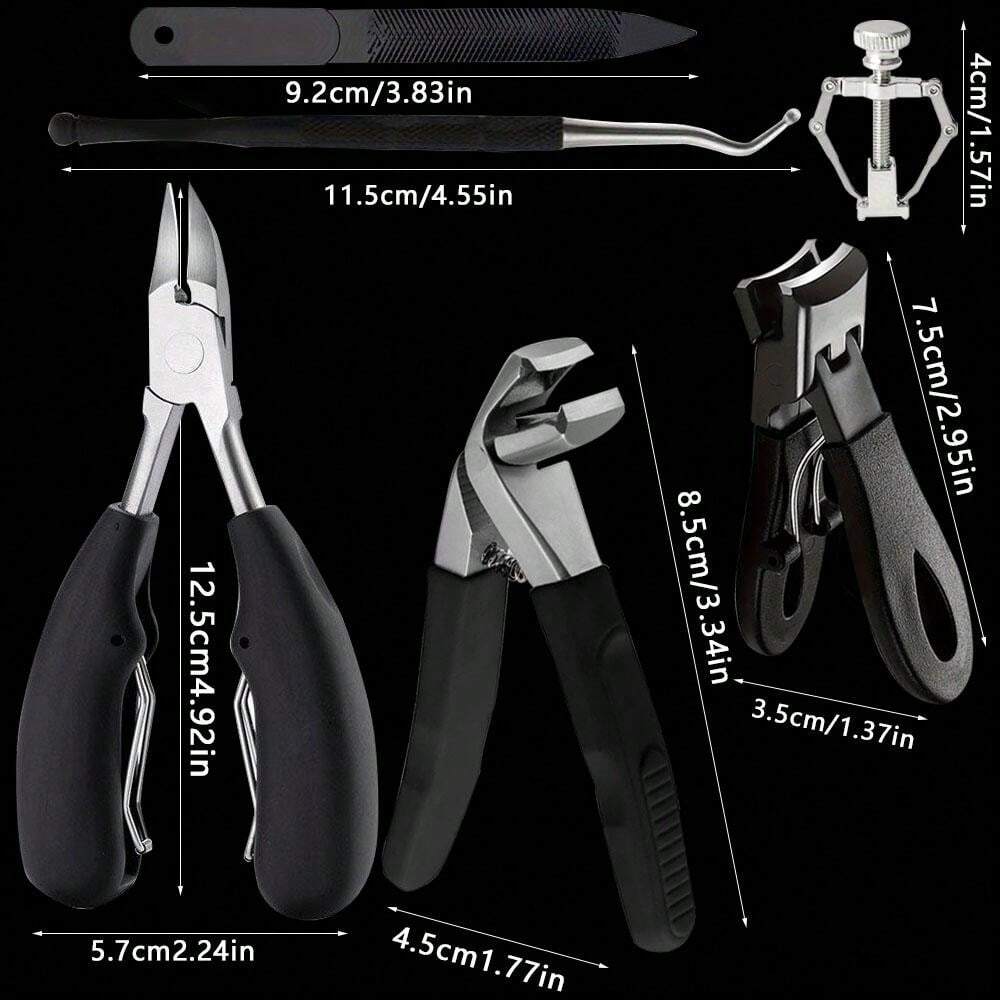 Nail Grooming Set With Embedded Nail Tools, Ultra Sharp Nail Clipper ...