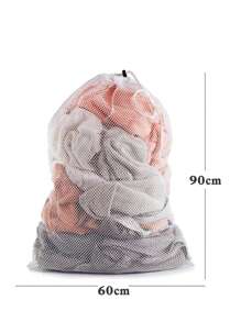 Large Capacity Multipurpose Mesh Drawstring Storage Bag Mesh Laundry Bag Wash Bag Underwear Laundry Storage Bag Reusable Dryer Bag Fabric Machine Washing Special Bag Washing Protector Bag With Elastic Band And Zipper For Shirts Stockings Clothing And Laundry Home Organizer Bag School Organizer Bags Teacher Storage Bags Organizer Storage Bins Laundry Basket Washing Machine Bag For Laundry Bathroom Dorm Travel For Dirty And Clean Clothes Bras