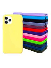 Velvet Case Cover IPhone 7G/8G/7PULS/8PULS/XS/XR/11/11PRO/11PROMAX/12/12PROMAX - Màu vàng - Xem 1