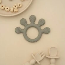 1pc Silicone Teethers Ring For Babies Toddler, Soft Infants Chew Teething Toys Pain Relief