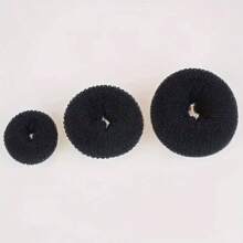 3pcs/Set Hair Bun Maker Kit, Different Size Donut Hair Bun Shaper, DIY Hairstyle Tools, Lightweight & Flexible Hair Accessories To Meet Various Hairstyle Needs ,Hair Rollers,Heatless Curls,Hair Curler,Hair Products And Accessories For Barber Salon Beauty Travel Essentials,Back To School,Travel Holiday Essentials,Hair Accessories For Women