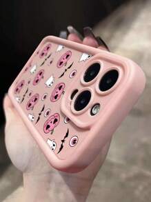 节日万圣节南瓜彩绘新款高端纹理加厚防摔保护手机壳兼容 iPhone 15、iPhone 14、iPhone XR/7/8、iPhone 15 Pro Max、iPhone 13、iPhone 14、iPhone 11、P12、XS 柔软 TPU 防摔彩绘手机壳 - 彩色 - 查看 5