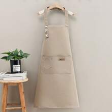 1 chiếc tạp dề vệ sinh chống bám bẩn và chống thấm nước dày mới hoặc một cặp tay áo chống thấm nước mở rộng kết hợp, nhà bếp, phòng tắm, gia đình, đồ dùng gia đình - Nhiều màu - Xem 3