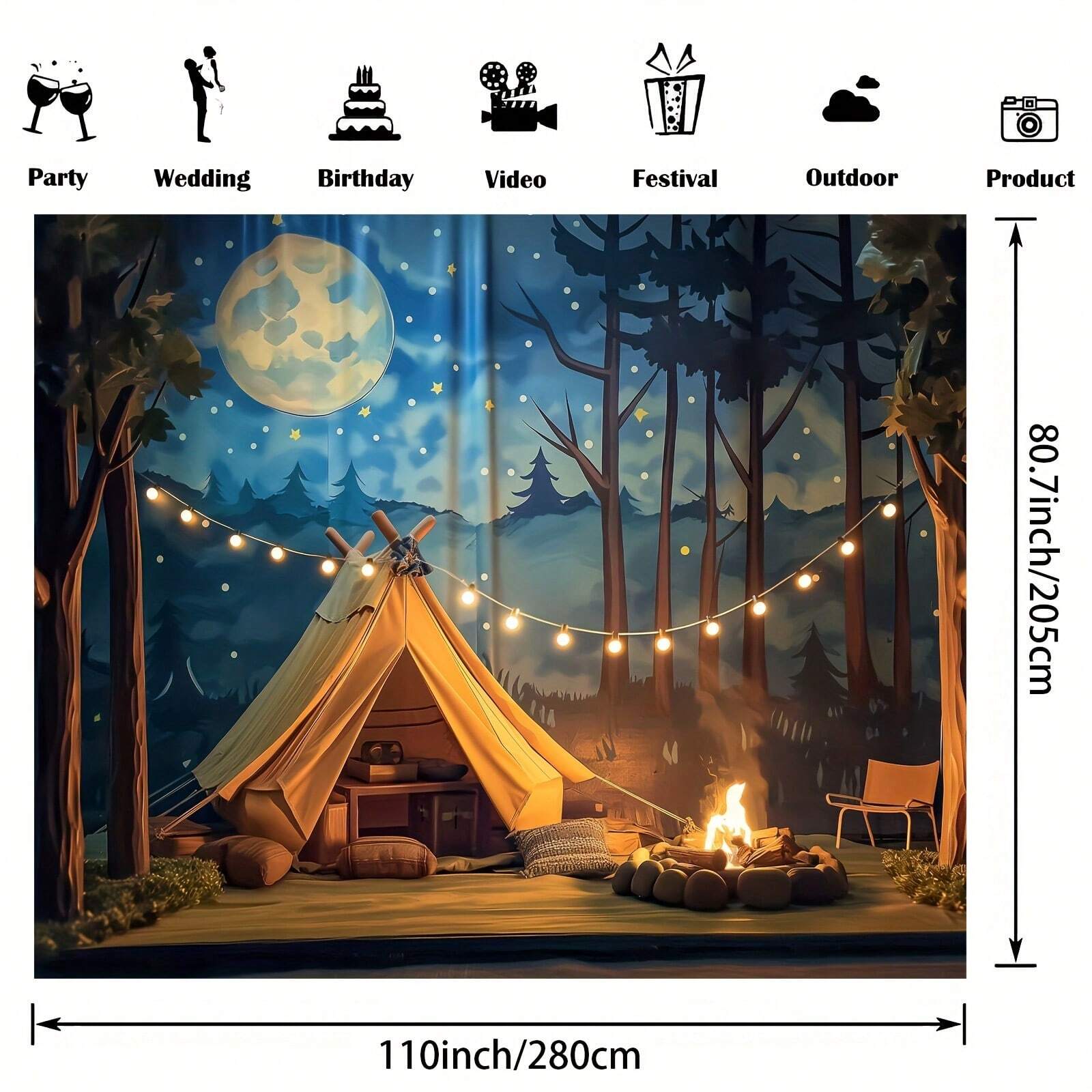 AUTOCOLLANTS UNIVERSELS NOIRS pour personnaliser votre camping-car