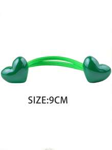 14 chiếc dây buộc tóc hình trái tim nhiều màu sắc dành cho bé gái, thích hợp để sử dụng hàng ngày. - Nhiều màu - Xem 2